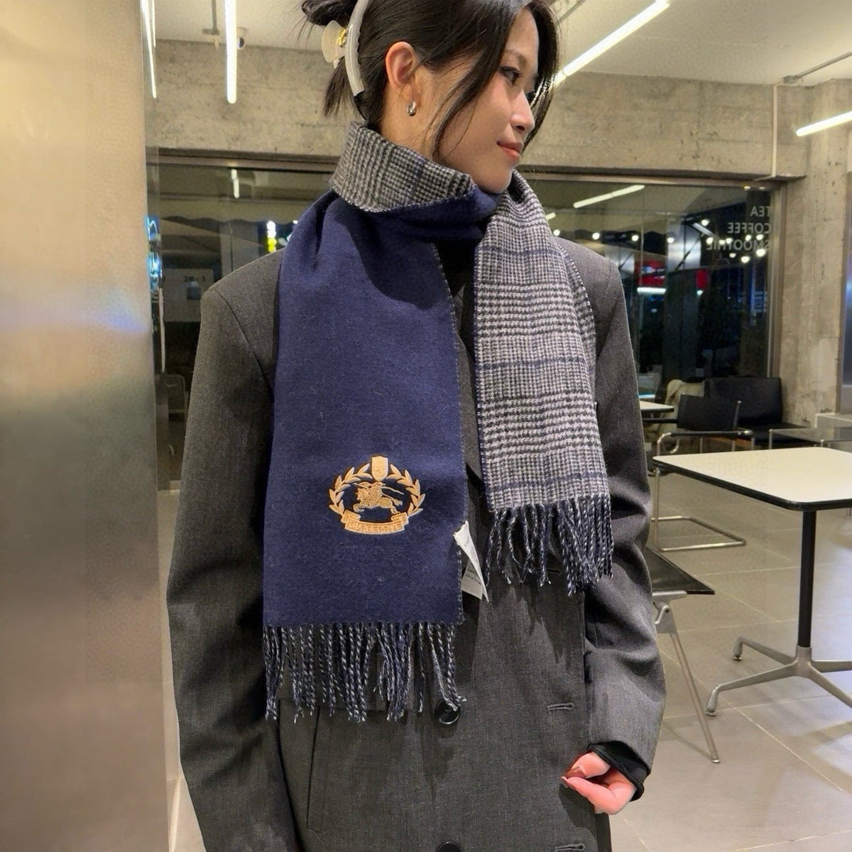 BBR SCARF 180 CM IN CASHMERE 481058