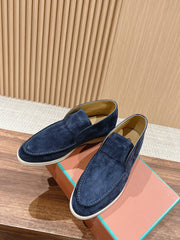 LP OPEN WALK LOAFERS NAVY SUEDE