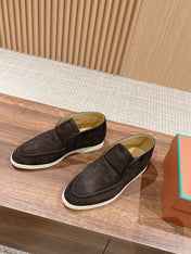 LP OPEN WALK LOAFERS CHARCOAL SUEDE
