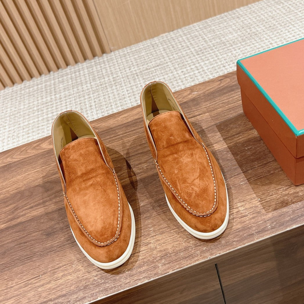 LP OPEN WALK LOAFERS BRIGHT BROWN SUEDE