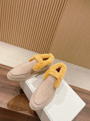 LP CLASSIC SUMMER CHARMS WALK LOAFERS KHAKI CALFSKIN