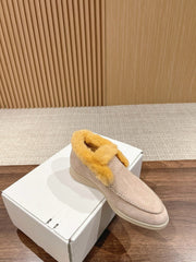 LP CLASSIC SUMMER CHARMS WALK LOAFERS KHAKI CALFSKIN