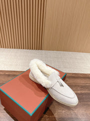 LP SUMMER CHARMS WALK LOAFERS LIGHT GRAY FLEECE