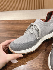 LP BASIC 360 FLEXY WALK SNEAKER LIGHT GRAY AND GRAY FABRICS