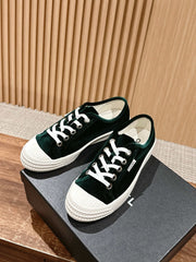 CONVERSE SNEAKER IN DARK GREEN VELVET