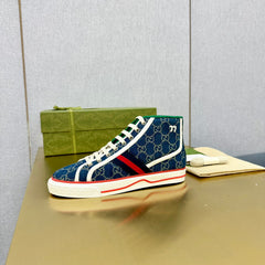 GG TENNIS 1977 HIGH-TOP TRAINER INDIGO CANVAS