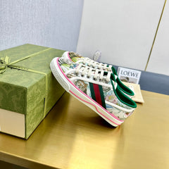 GG TENNIS 1977 TRAINER CANVAS WITH TIGER MOTIF