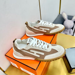 JET SNEAKER IN KHAKI MIX MEDIUM BROWN SUEDE