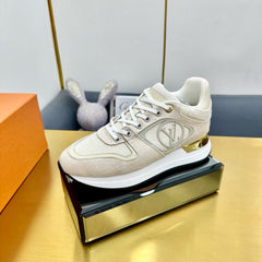 NEO RUN AWAY SNEAKER IN PASTEL GRAY FABRIC