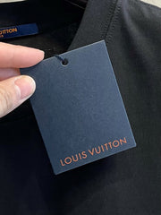 LV T-SHIRT IN BLACK PURE COTTON 238778