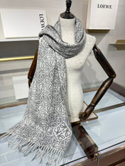LOEWE 25S SCARF 180 IN CASHMERE WOOL 706574