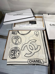 CHANEL 25S SCARF 140 IN SILK 732180