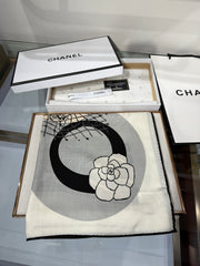 CHANEL 25S SCARF 140 IN SILK 732159