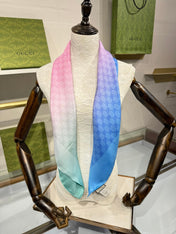 GUCCI 25S SCARF 90 IN SILK 737221