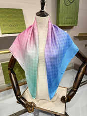 GUCCI 25S SCARF 90 IN SILK 737221