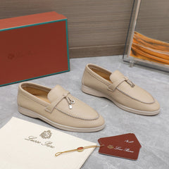 LP SUMMER CHARMS WALK LOAFERS BEIGE LAMBSKIN
