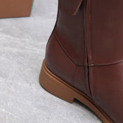 LP 25S KILDA ANKLE BOOT IN WINE BROWN CALFSKIN