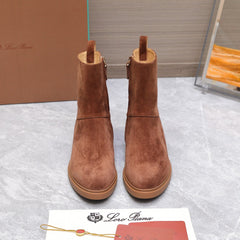 LP 25S KILDA ANKLE BOOT IN CHESTNUT SUEDE