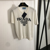 PRADA SHORT-SLEEVE KNIT TOP STYLE 178