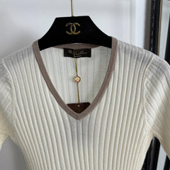 LP SHORT-SLEEVE KNIT TOP 49