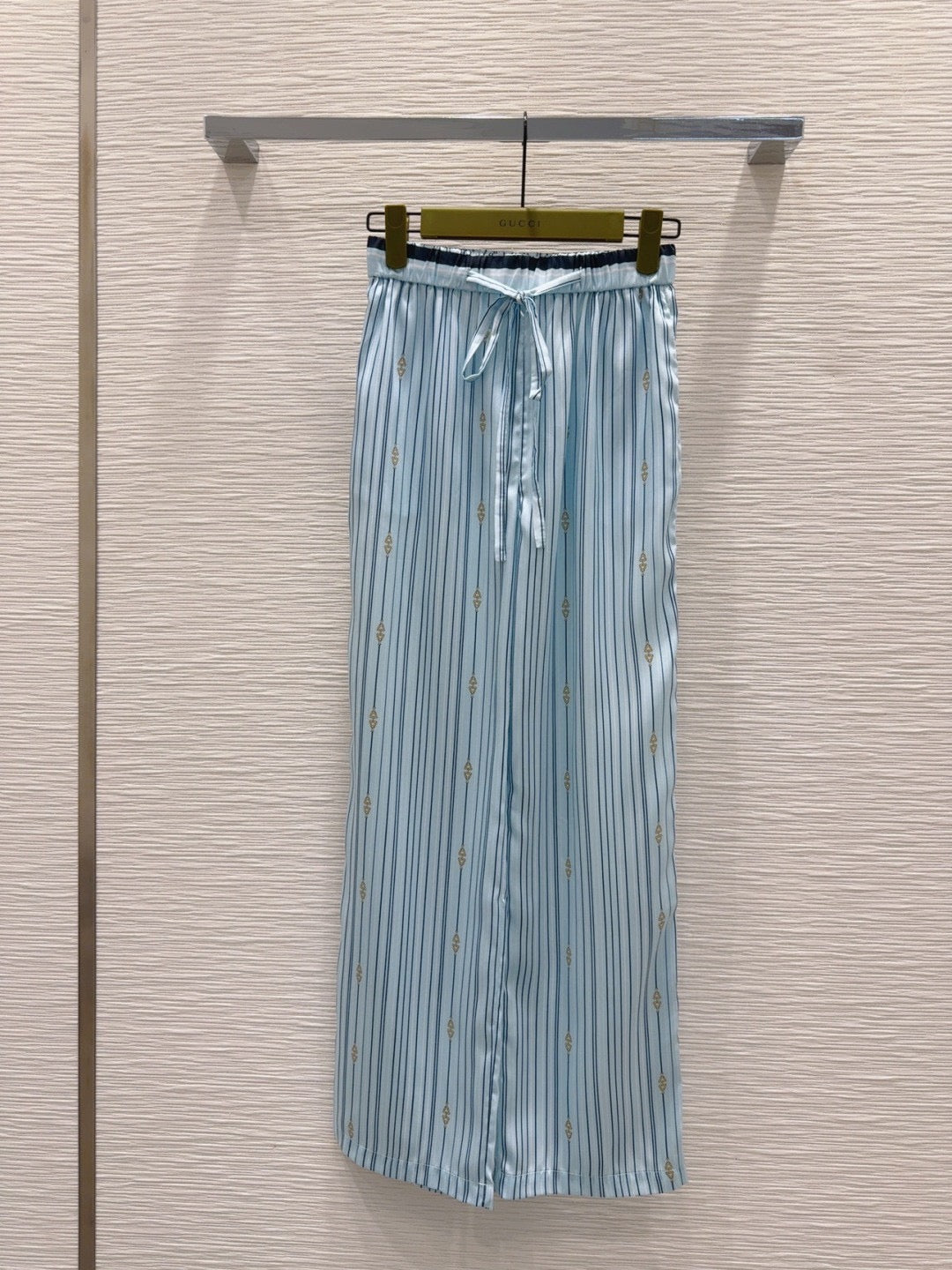 GUCCI LONG-SLEEVE SHIRT AND WIDE-LEG PANTS SET STYLE 15