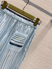 GUCCI LONG-SLEEVE SHIRT AND WIDE-LEG PANTS SET STYLE 15