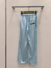 GUCCI LONG-SLEEVE SHIRT AND WIDE-LEG PANTS SET STYLE 15