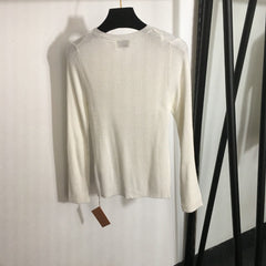 MIUMIU FITTED RIBBED KNIT TOP STYLE 285