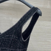 Gucci 2025 Camisole Black Wool Viscose