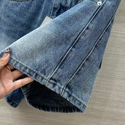 Loewe Denim Short Retro Blue Cotton