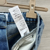 Loewe Denim Short Retro Blue Cotton