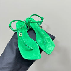 LP MINDIL SANDAL COOL GREEN SUEDE