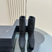 NIKI BOOTIES IN BLACK SUEDE