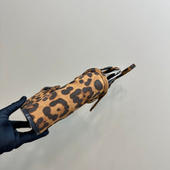 BIANCA PLATFORM SANDALS IN LEOPARD PRINT SUEDE