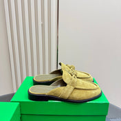 ASTAIRE MULE IN OLIVE GREEN SUEDE