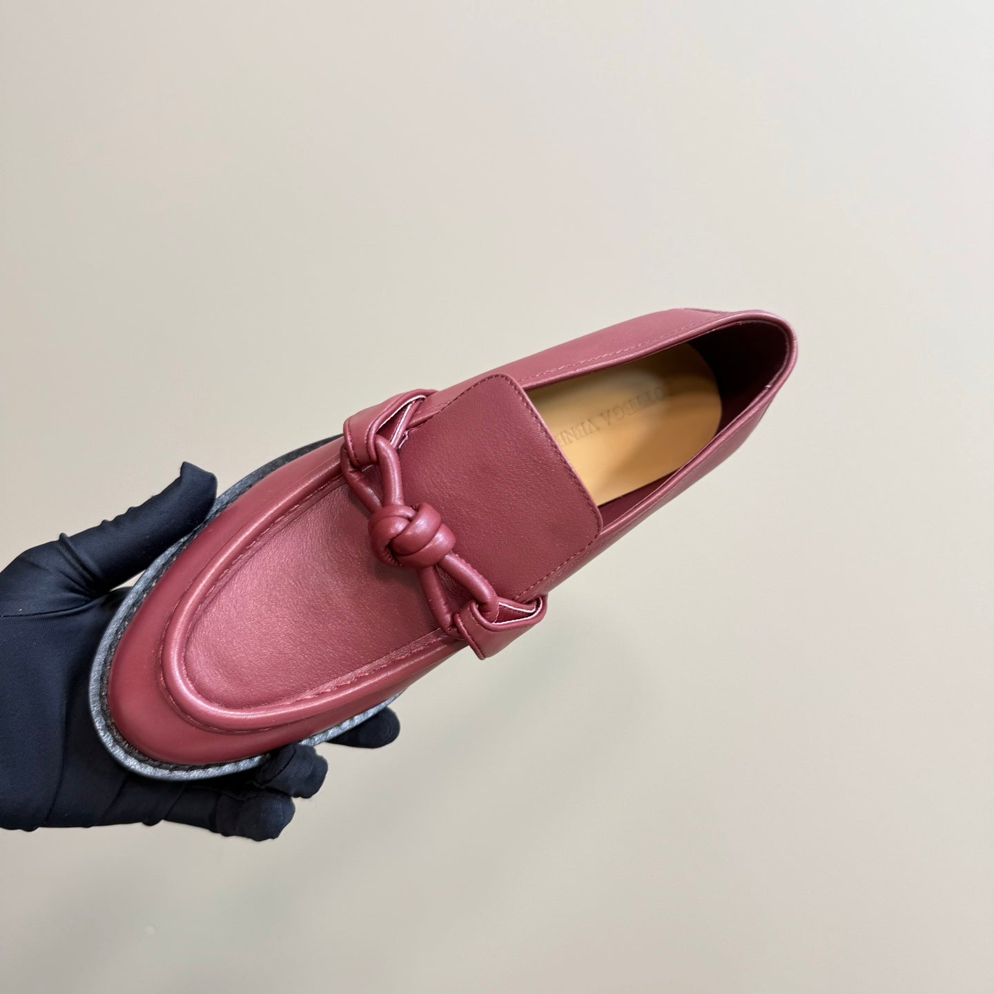 ASTAIRE LOAFER IN BERRY RED CALFSKIN