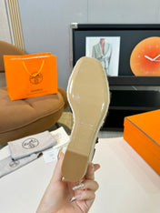 Elda espadrille 80 Black Calfskin