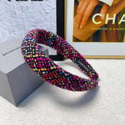 TWEED HEADBAND COLORFUL 161836