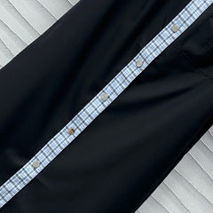 MIU 25S PATCHWORK PLAID DRESS 264573