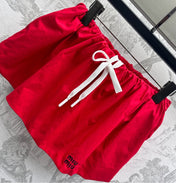 MIUMIU PLEATED DRAWSTRING MINI SKIRT 267801