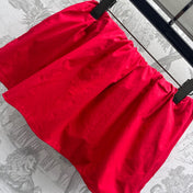 MIUMIU PLEATED DRAWSTRING MINI SKIRT 267801