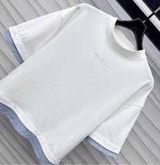 GUCCI CREW NECK SHORT-SLEEVE COTTON TEE