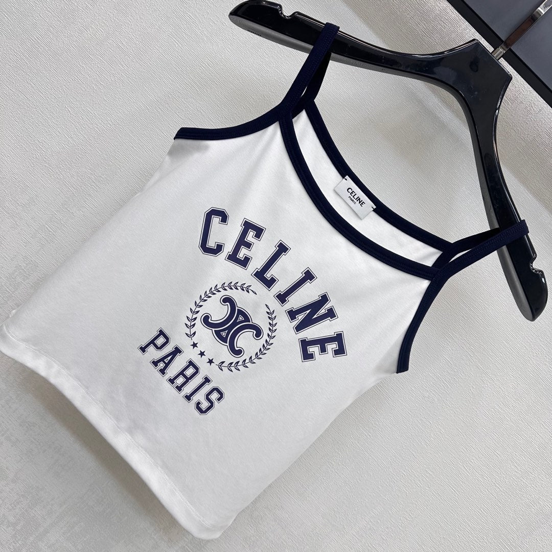 CELINE SPAGHETTI STRAP TOP 267816