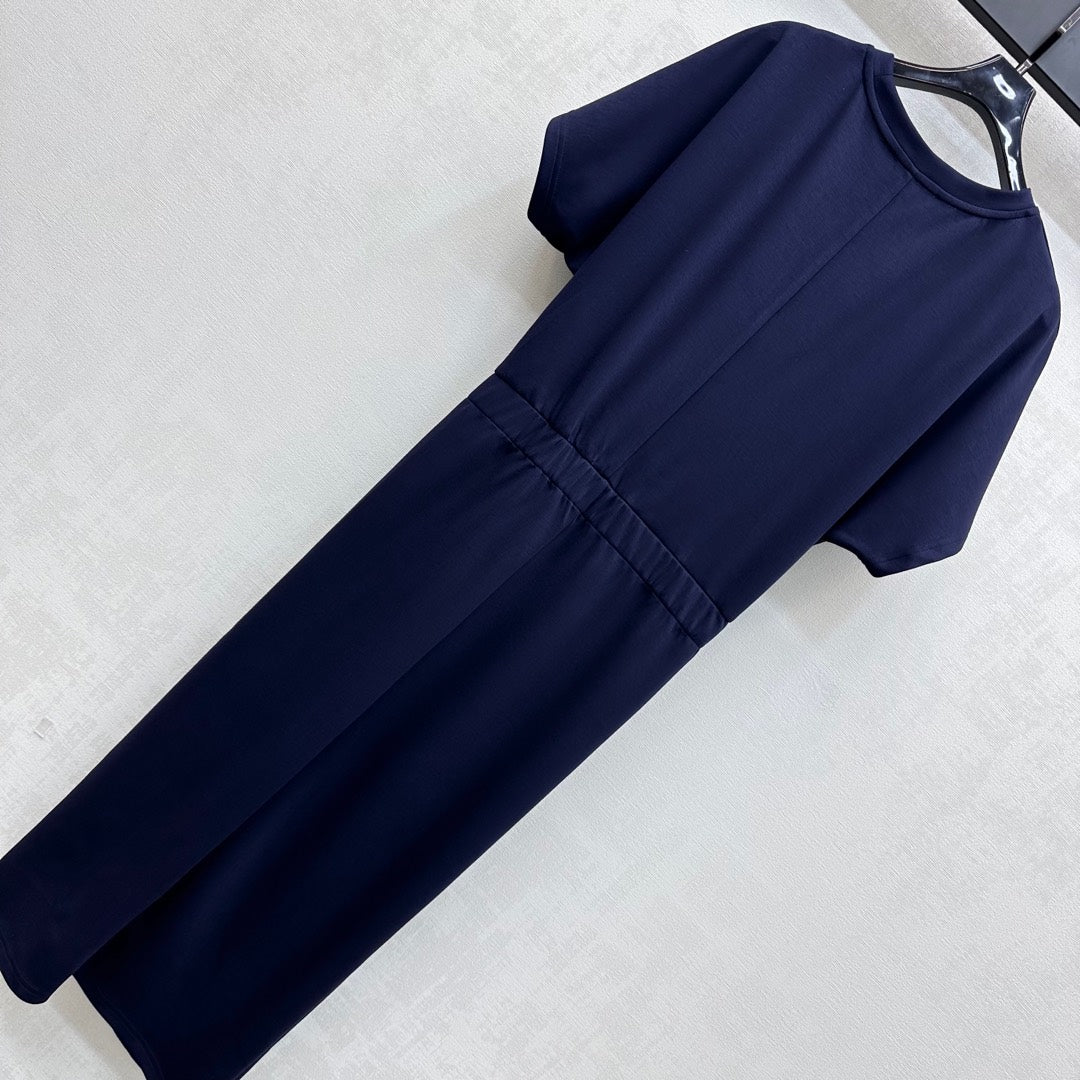 CELINE SHORT SLEEVE LONG DRESS 274432