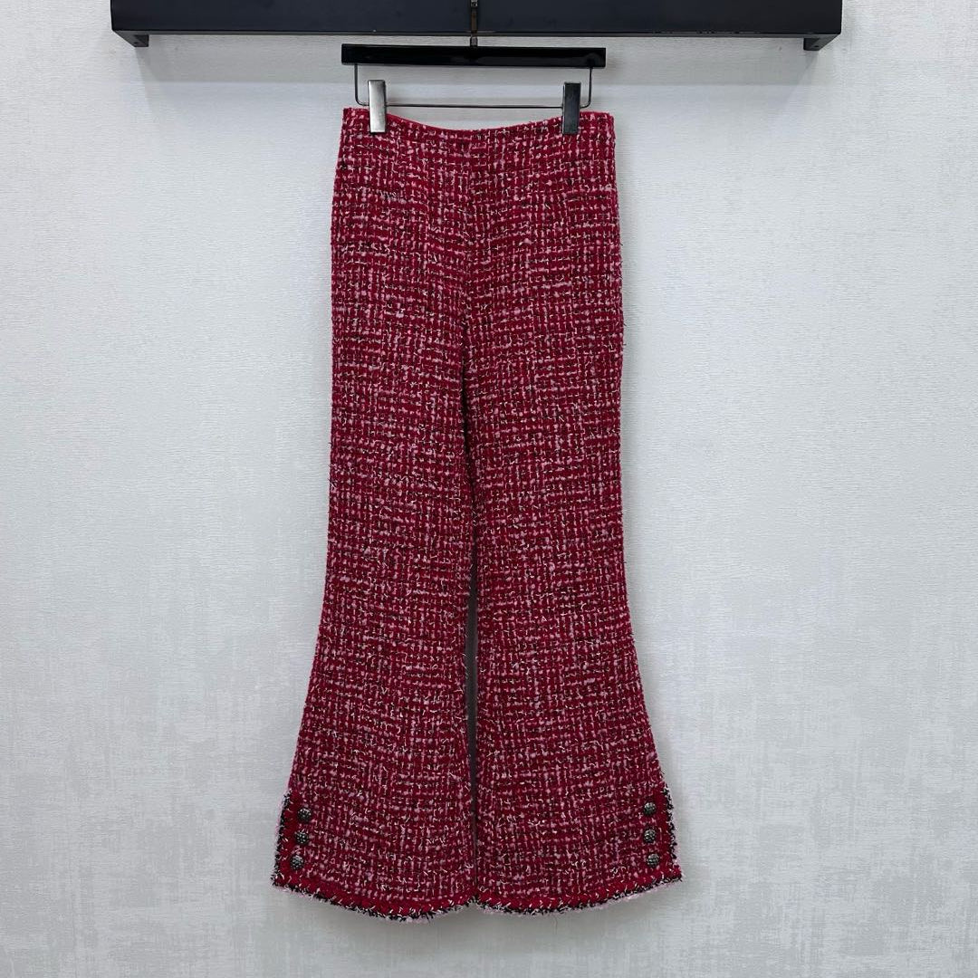 CHANEL 25S HIGH-WAISTED DRESS TROUSERS 309