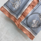 HERMES 26S SILK MIDI SKIRT 586