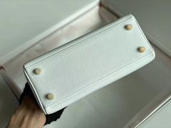 BIRKIN 25 BAG IN WHITE CALFSKIN WITH COLORFUL STICKER (MADE-TO-ODER)