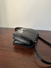 CONSTANCE 18 BLACK LIZARD SILVER HARDWARE