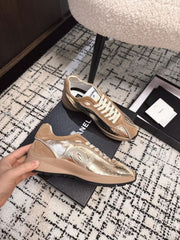 CLASSIC SNEAKERS IN PERU BROWN SHEEPSKIN AND SUEDE