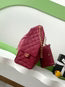 CC 25C HOBO BAGS 40CM DARK RED GRAINED CALFSKIN